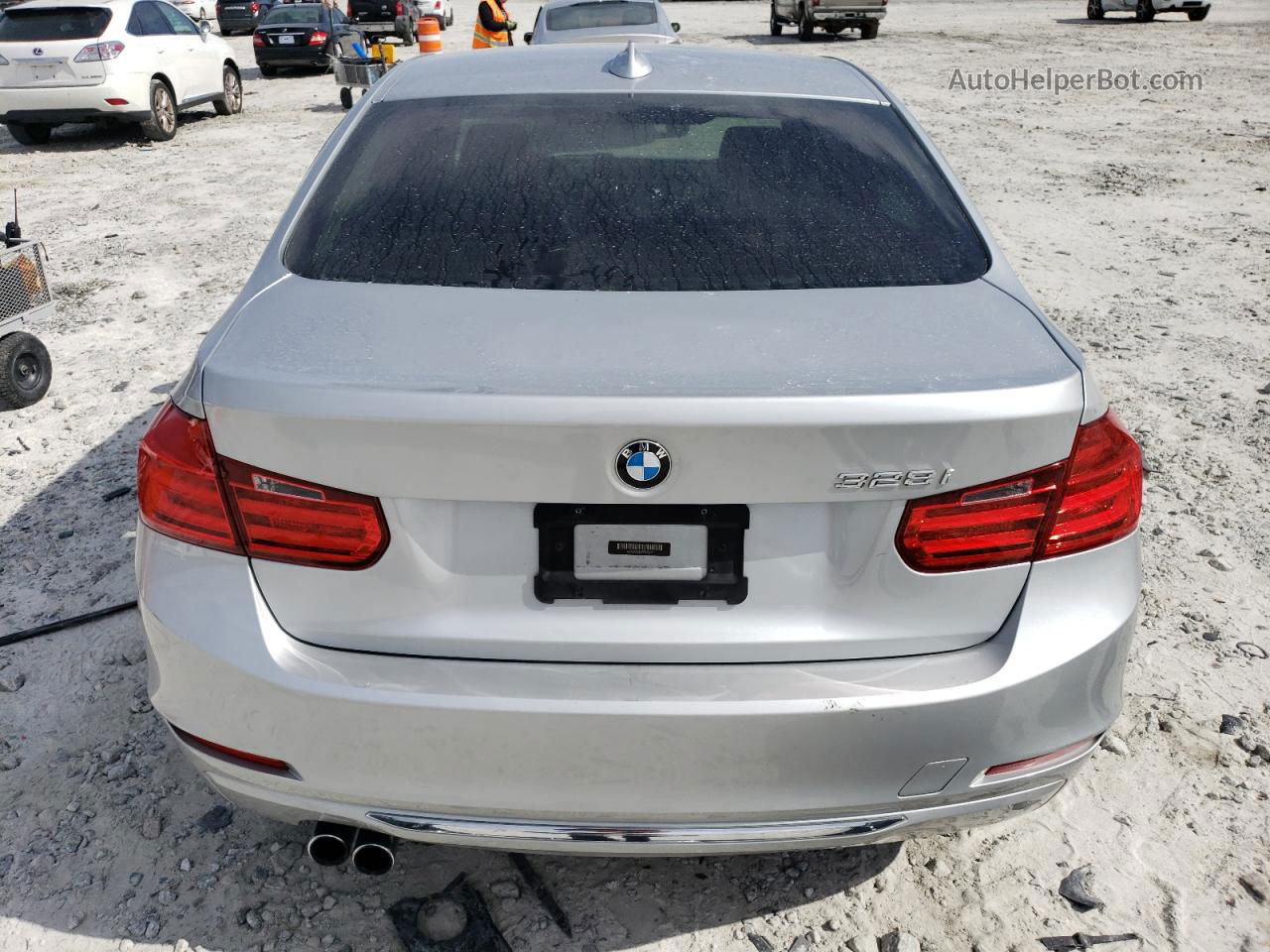 2014 Bmw 328 I Серебряный vin: WBA3A5C54EF605977