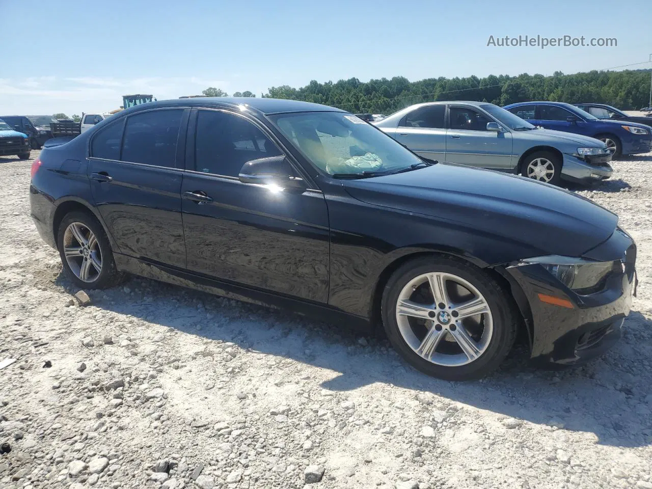 2014 Bmw 328 I Black vin: WBA3A5C54EP602975