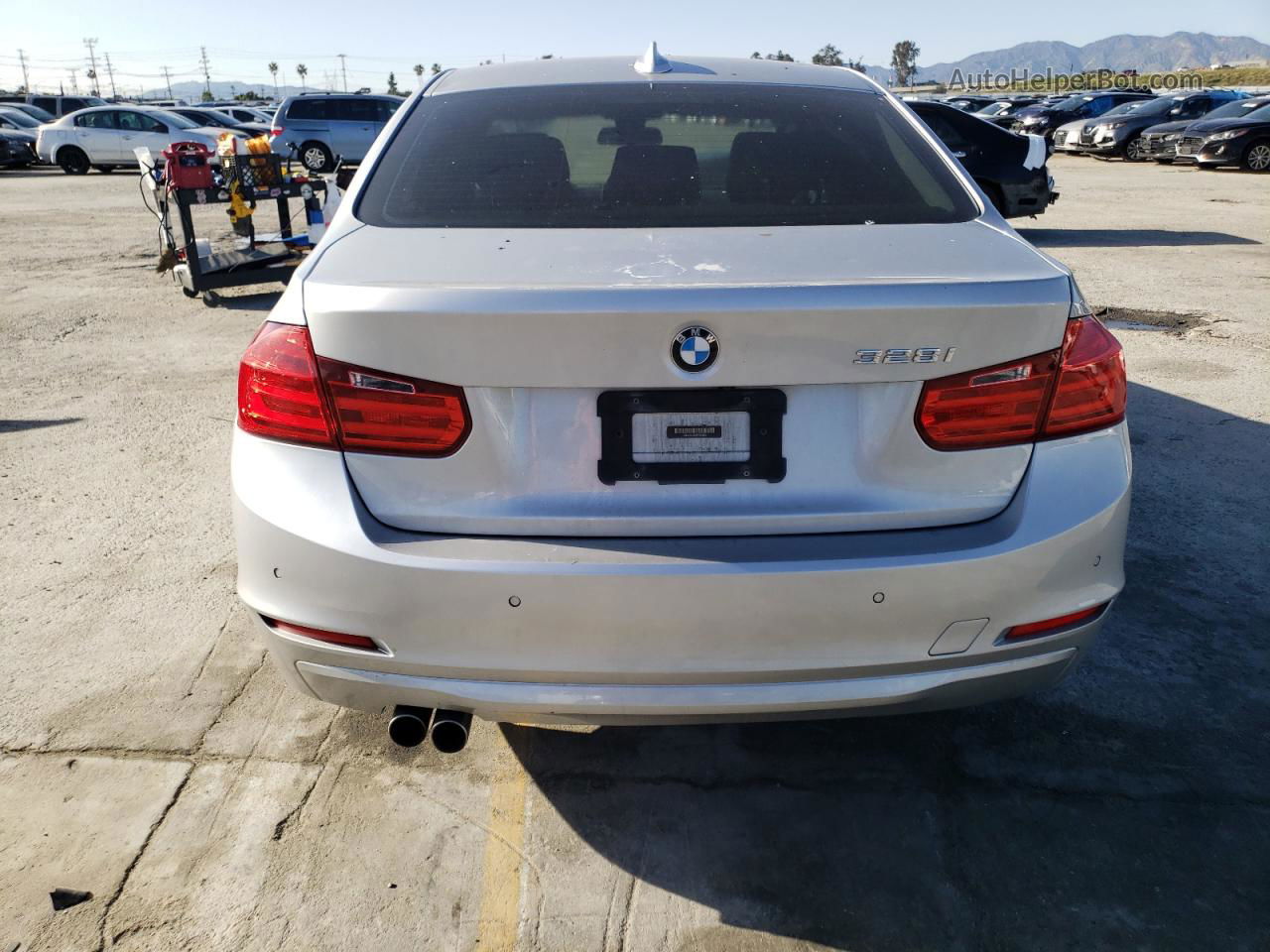 2014 Bmw 328 I Silver vin: WBA3A5C54EP603933