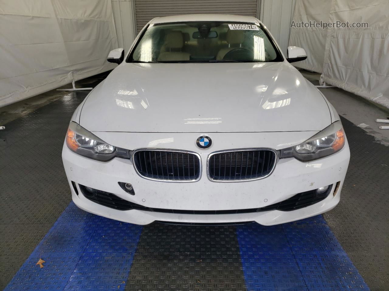 2015 Bmw 328 I White vin: WBA3A5C54FF608105