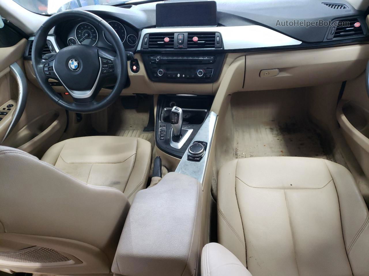 2015 Bmw 328 I Белый vin: WBA3A5C54FF608105