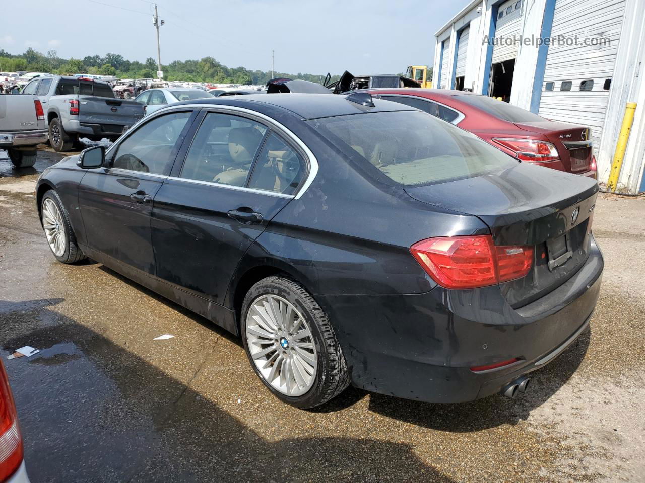 2012 Bmw 328 I Black vin: WBA3A5C55CF256261