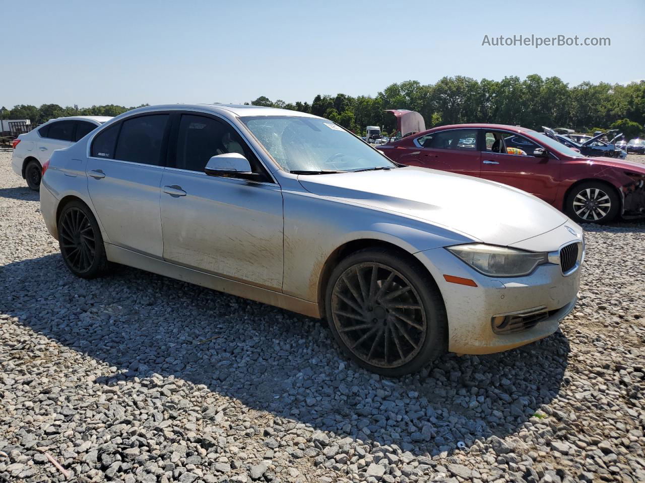 2012 Bmw 328 I Silver vin: WBA3A5C55CF256423