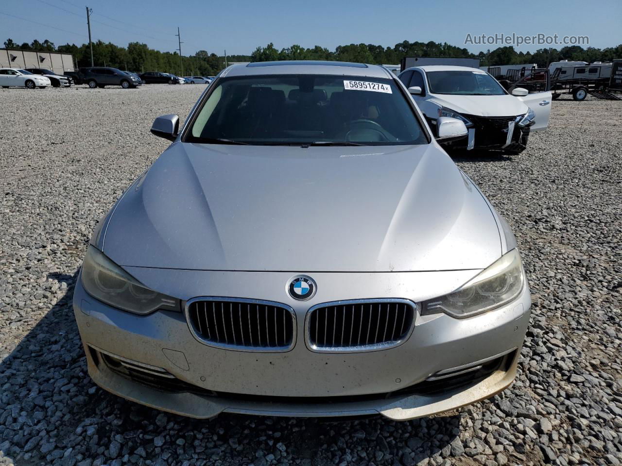 2012 Bmw 328 I Silver vin: WBA3A5C55CF256423