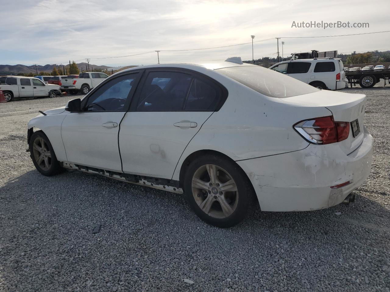 2012 Bmw 328 I White vin: WBA3A5C55CF257507