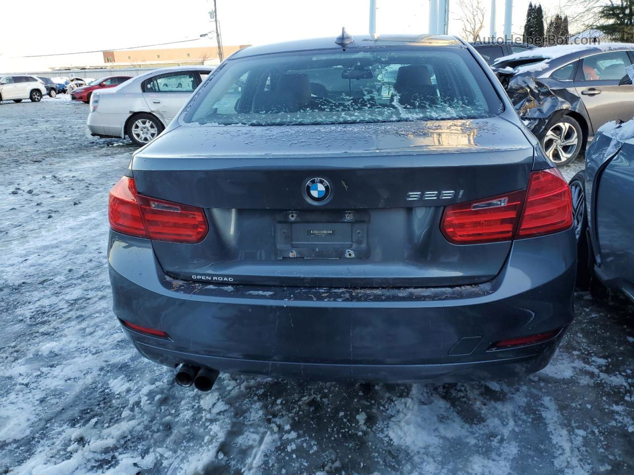 2012 Bmw 328 I Gray vin: WBA3A5C55CF341651