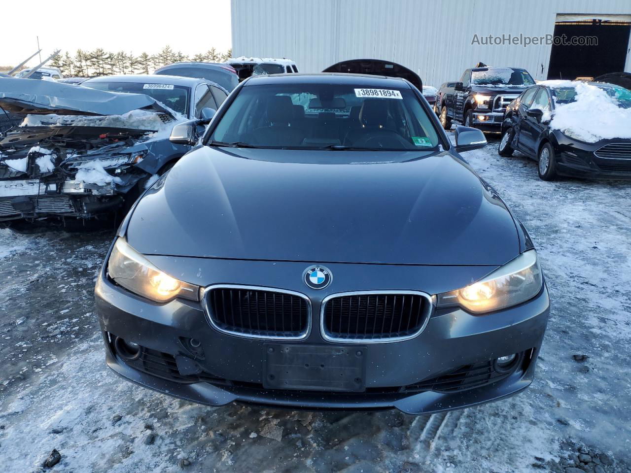 2012 Bmw 328 I Gray vin: WBA3A5C55CF341651