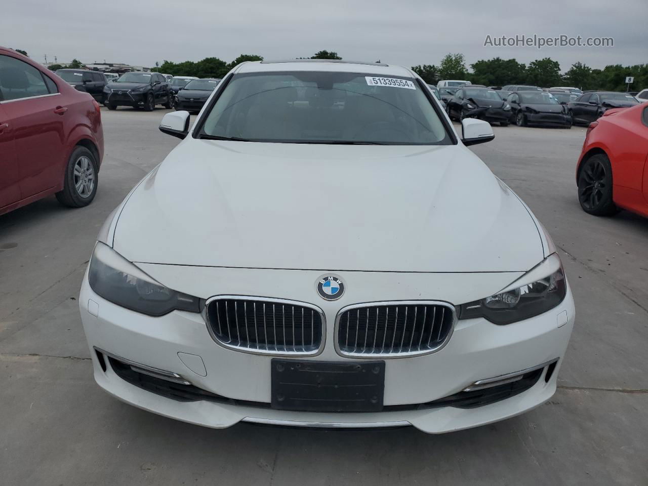 2012 Bmw 328 I Белый vin: WBA3A5C55CF342024