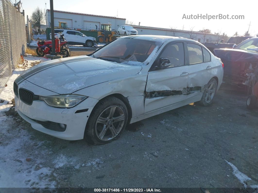 2012 Bmw 328i White vin: WBA3A5C55CF342086