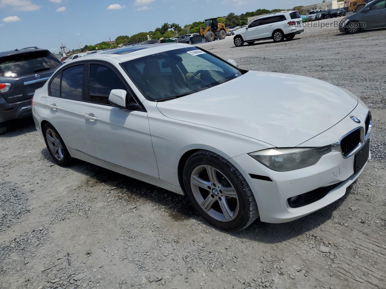 2012 Bmw 328 I White vin: WBA3A5C55CF344338