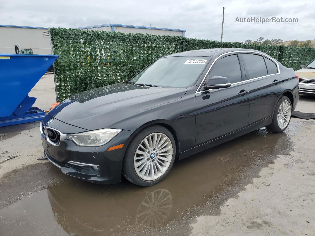 2012 Bmw 328 I Черный vin: WBA3A5C55CFJ88706