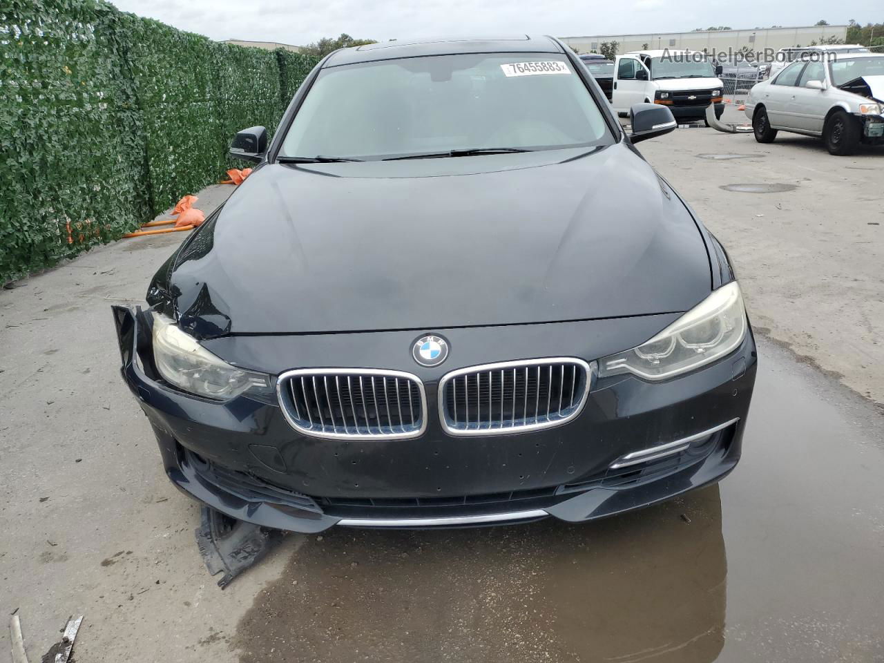 2012 Bmw 328 I Черный vin: WBA3A5C55CFJ88706