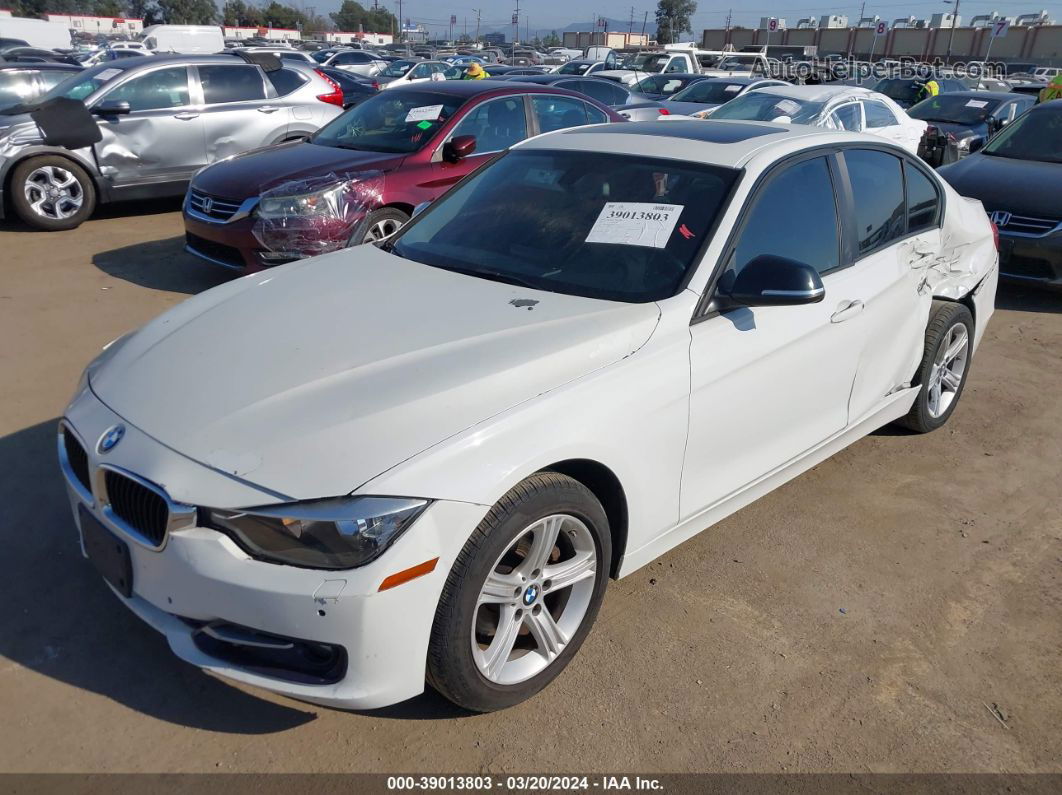 2013 Bmw 328i   White vin: WBA3A5C55DF359780