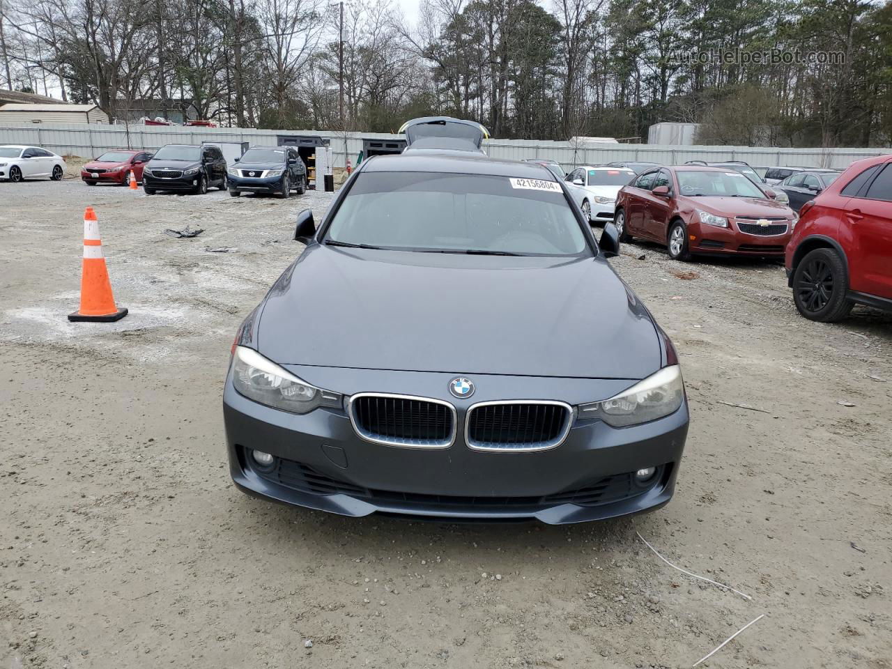 2014 Bmw 328 I Gray vin: WBA3A5C55EJ463605