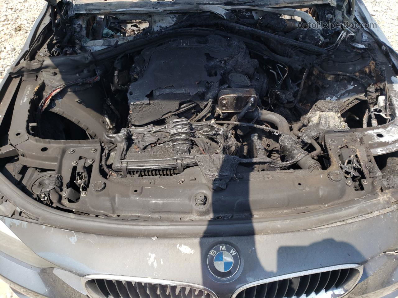 2014 Bmw 328 I Burn vin: WBA3A5C55EJ463670