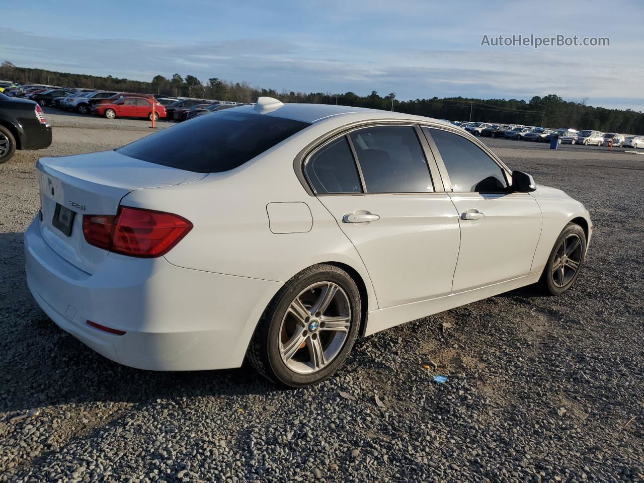 2014 Bmw 328 I White vin: WBA3A5C55EP601141