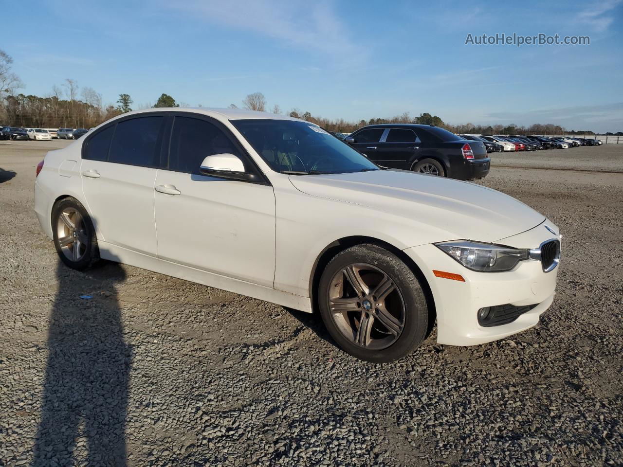 2014 Bmw 328 I White vin: WBA3A5C55EP601141