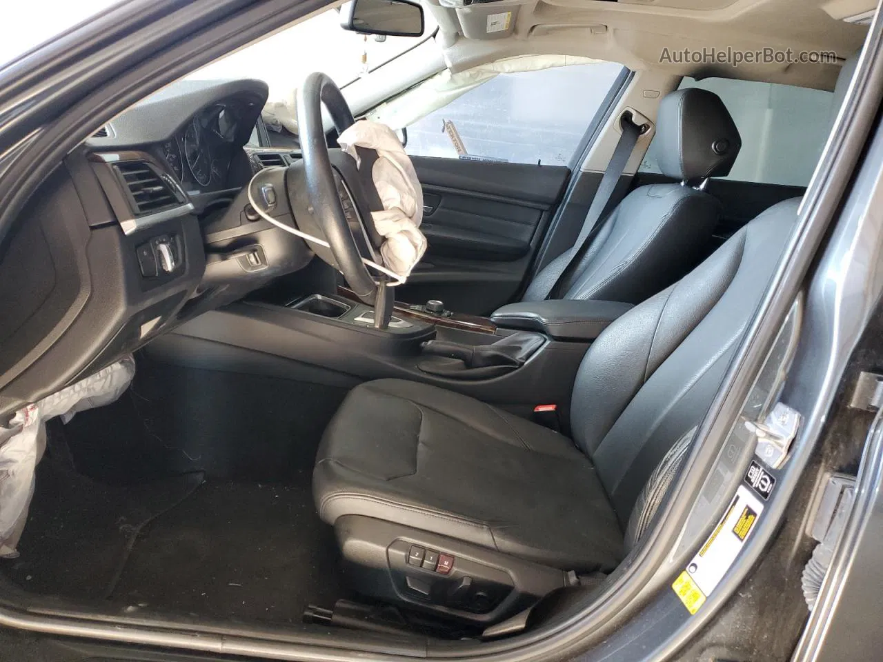 2014 Bmw 328 I Gray vin: WBA3A5C55EP601253