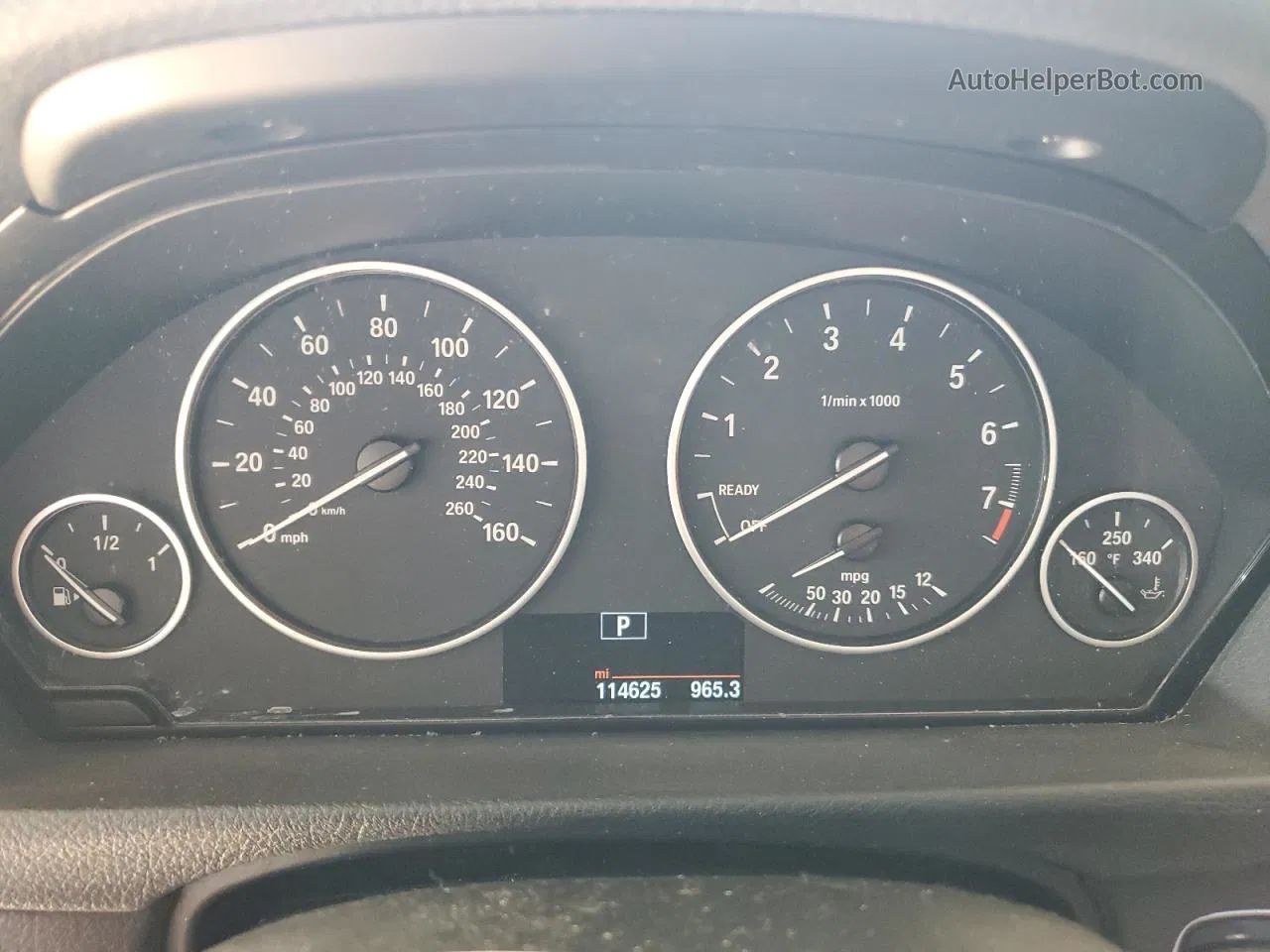 2014 Bmw 328 I Gray vin: WBA3A5C55EP601253