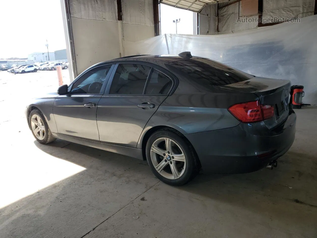 2014 Bmw 328 I Gray vin: WBA3A5C55EP601253
