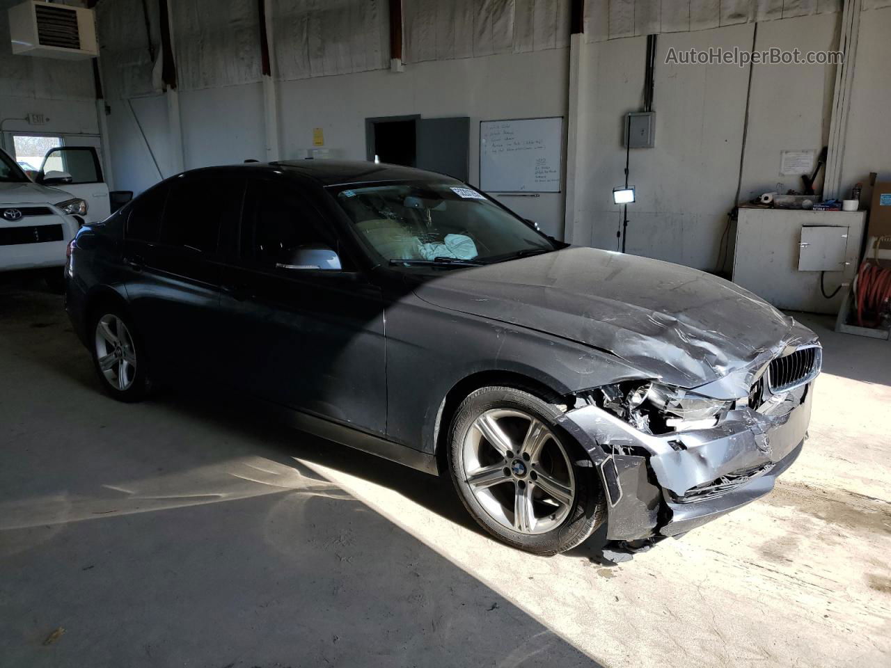 2014 Bmw 328 I Gray vin: WBA3A5C55EP601253