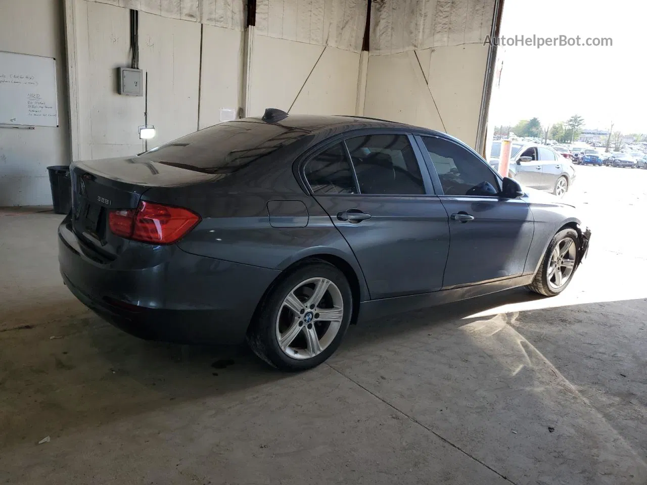 2014 Bmw 328 I Gray vin: WBA3A5C55EP601253