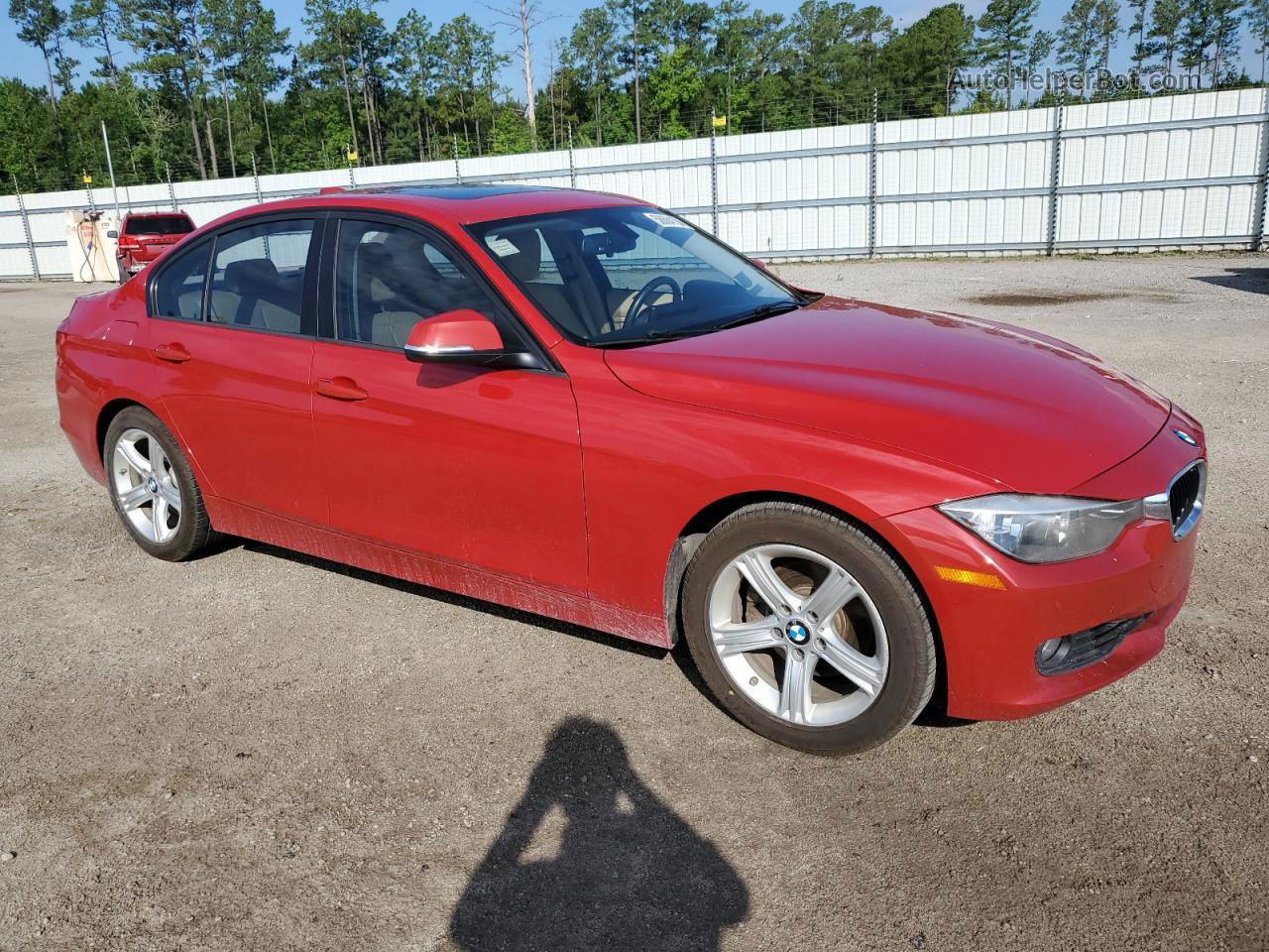 2015 Bmw 328 I Красный vin: WBA3A5C55FF609635