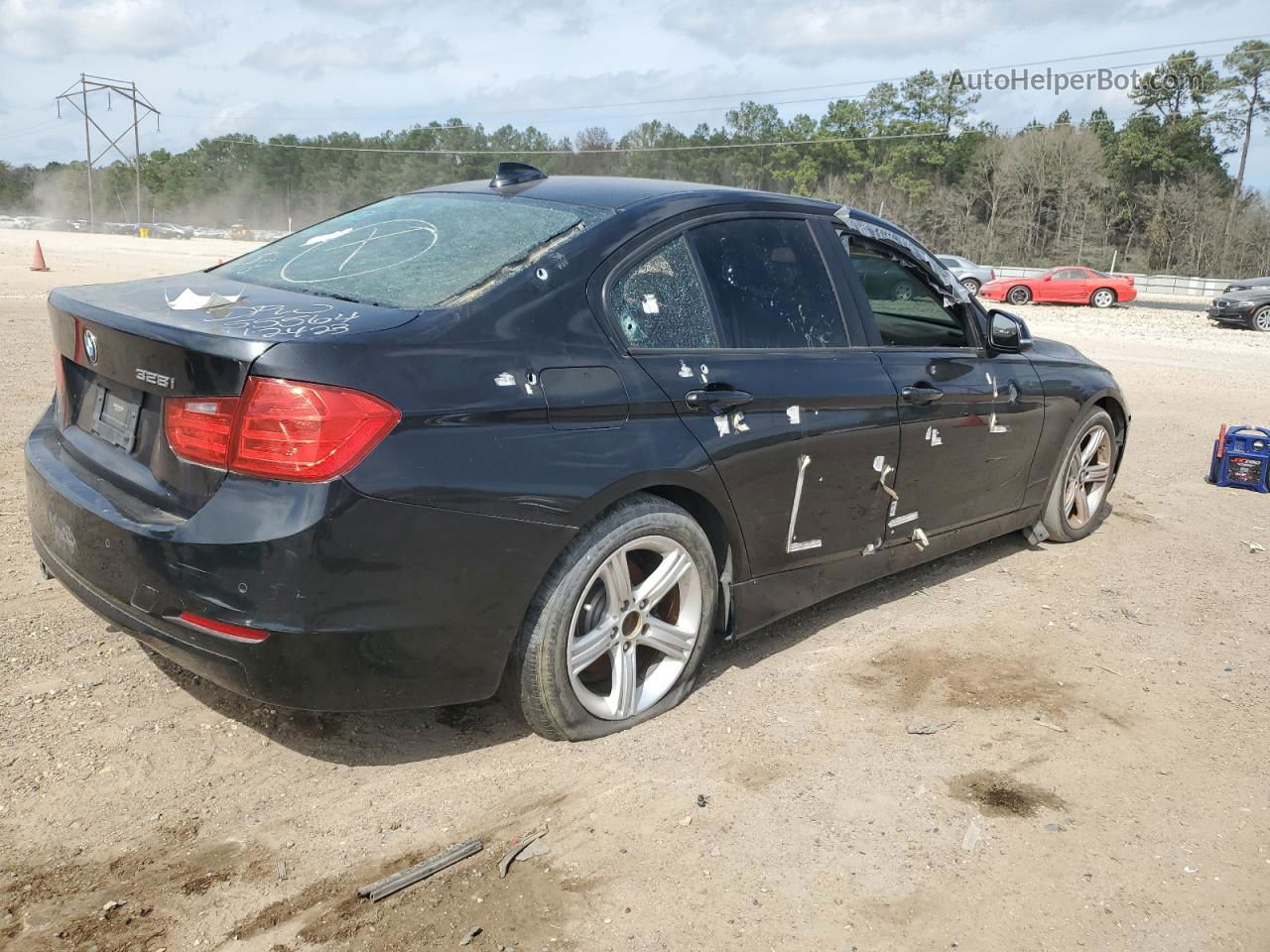 2015 Bmw 328 I Black vin: WBA3A5C55FP605563