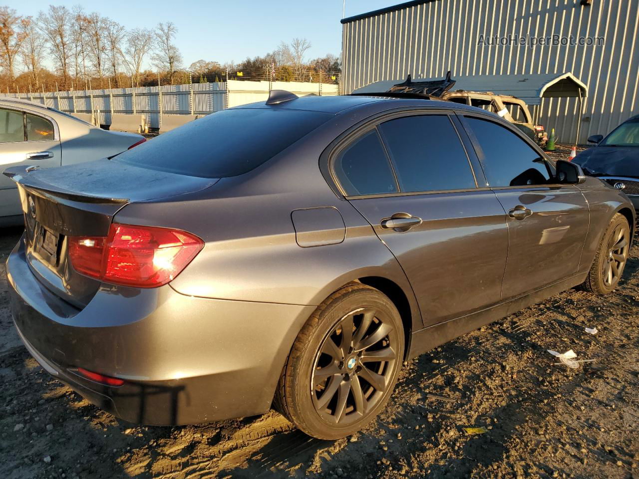 2012 Bmw 328 I Gray vin: WBA3A5C56CF256916