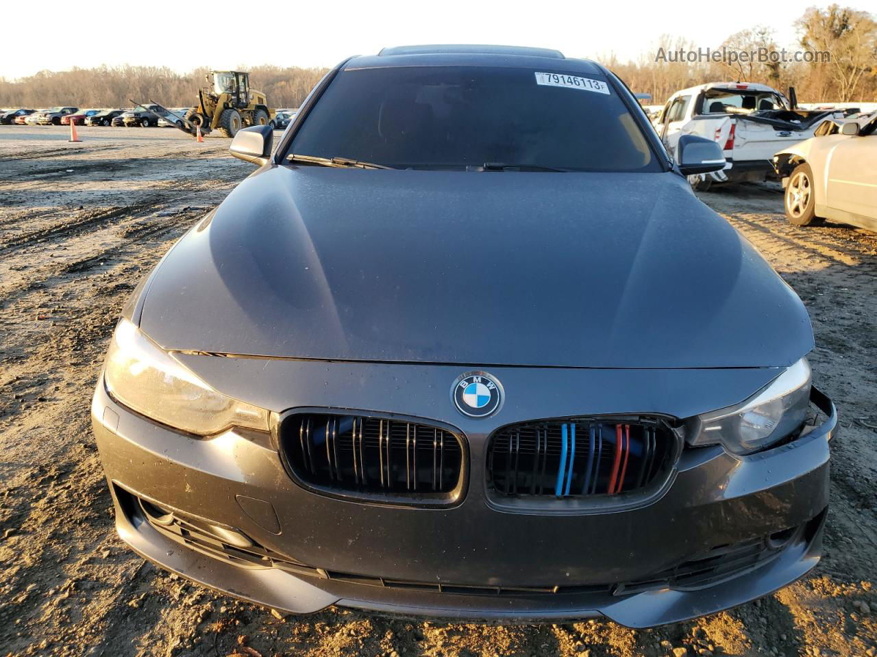 2012 Bmw 328 I Gray vin: WBA3A5C56CF256916