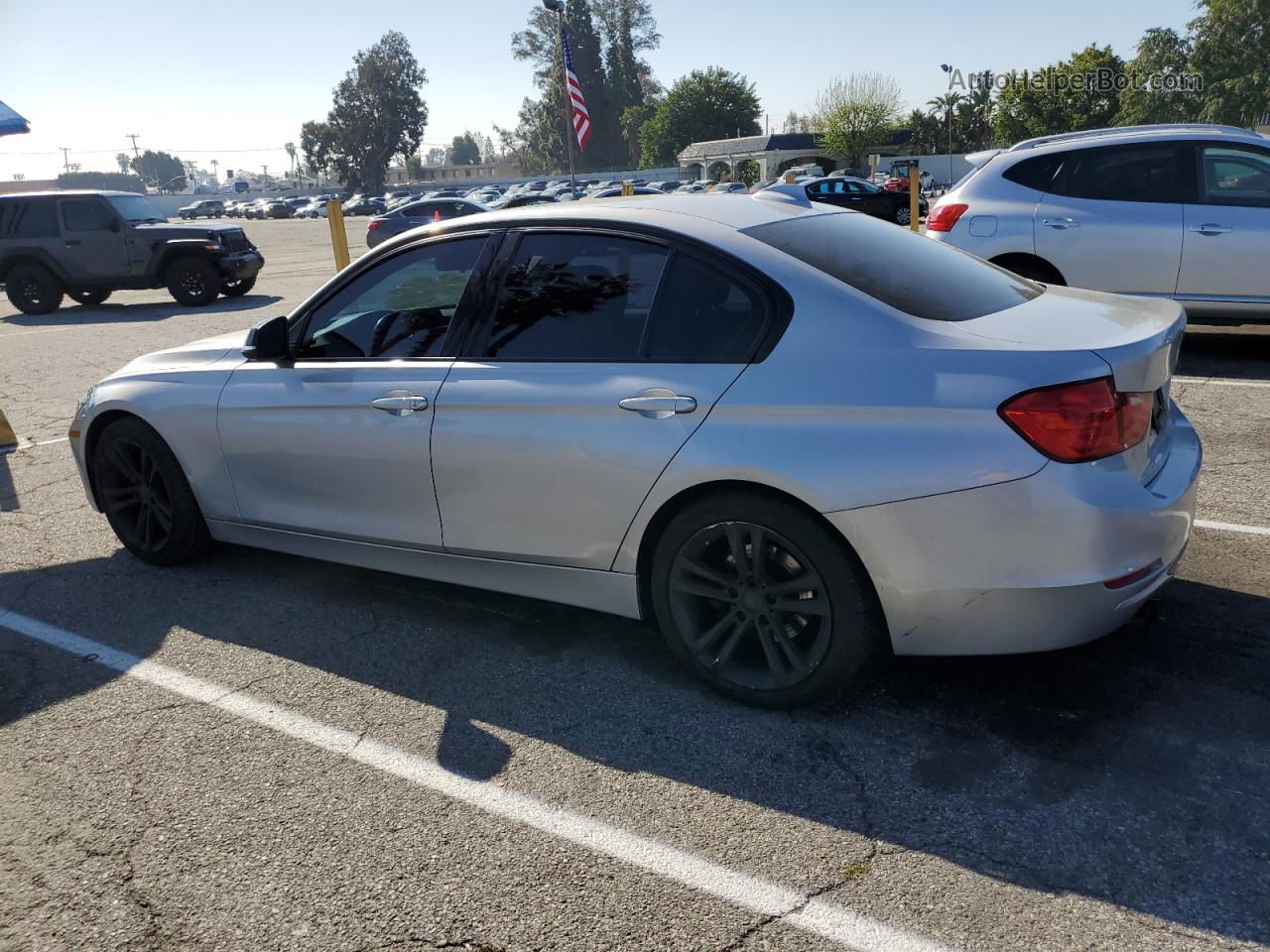 2012 Bmw 328 I Silver vin: WBA3A5C56CF343084