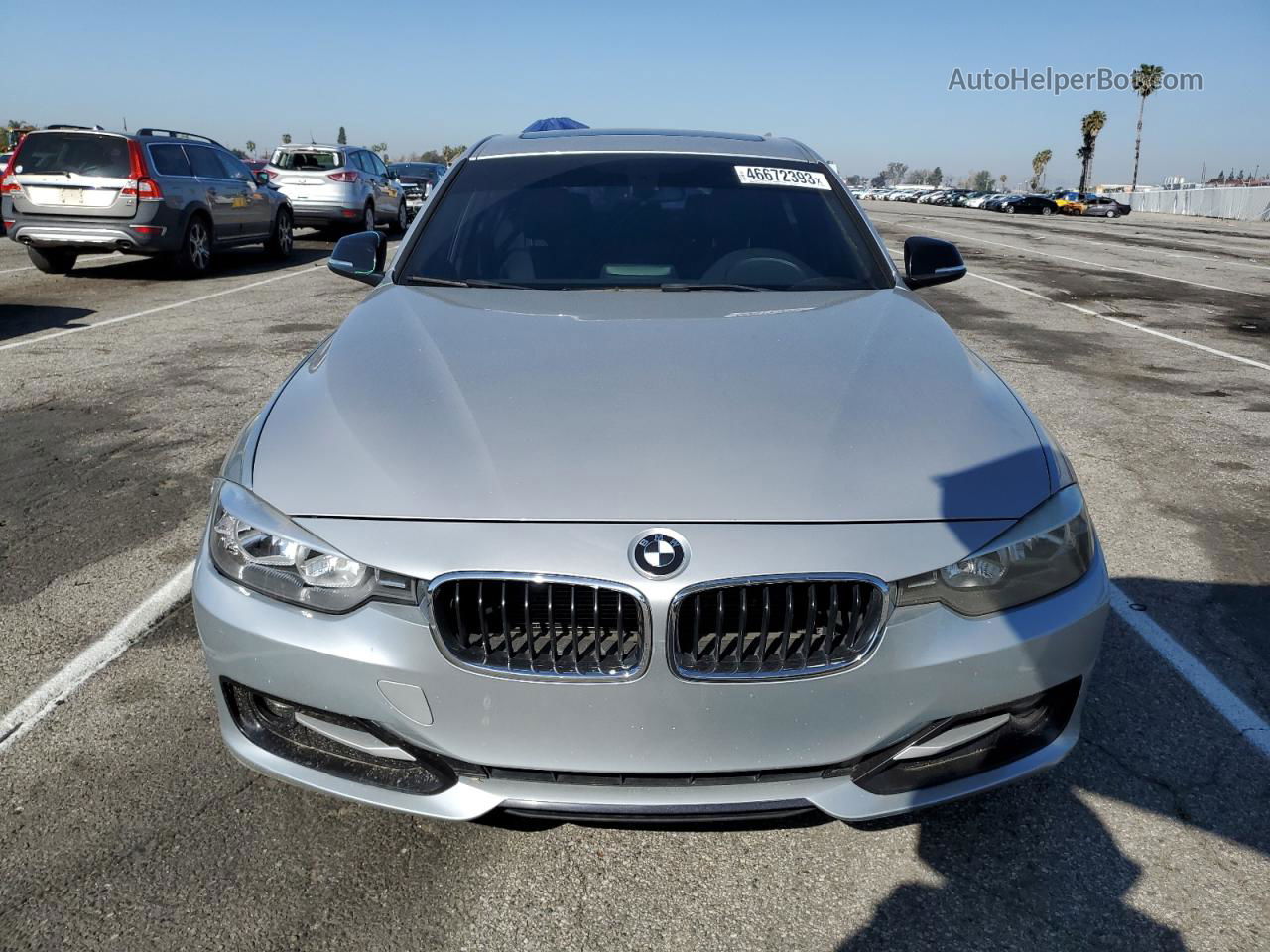 2012 Bmw 328 I Silver vin: WBA3A5C56CF343084