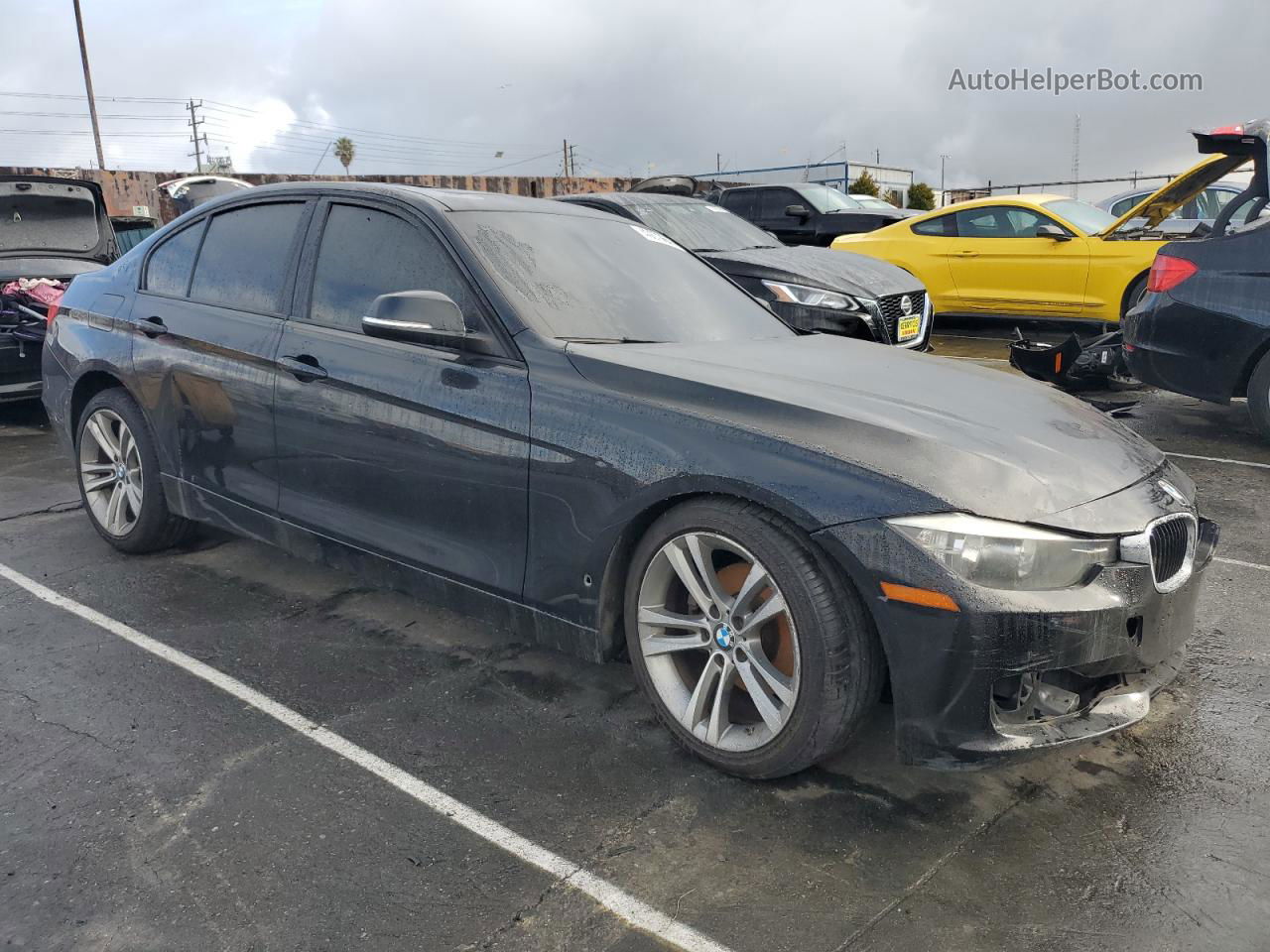 2012 Bmw 328 I Black vin: WBA3A5C56CF344641