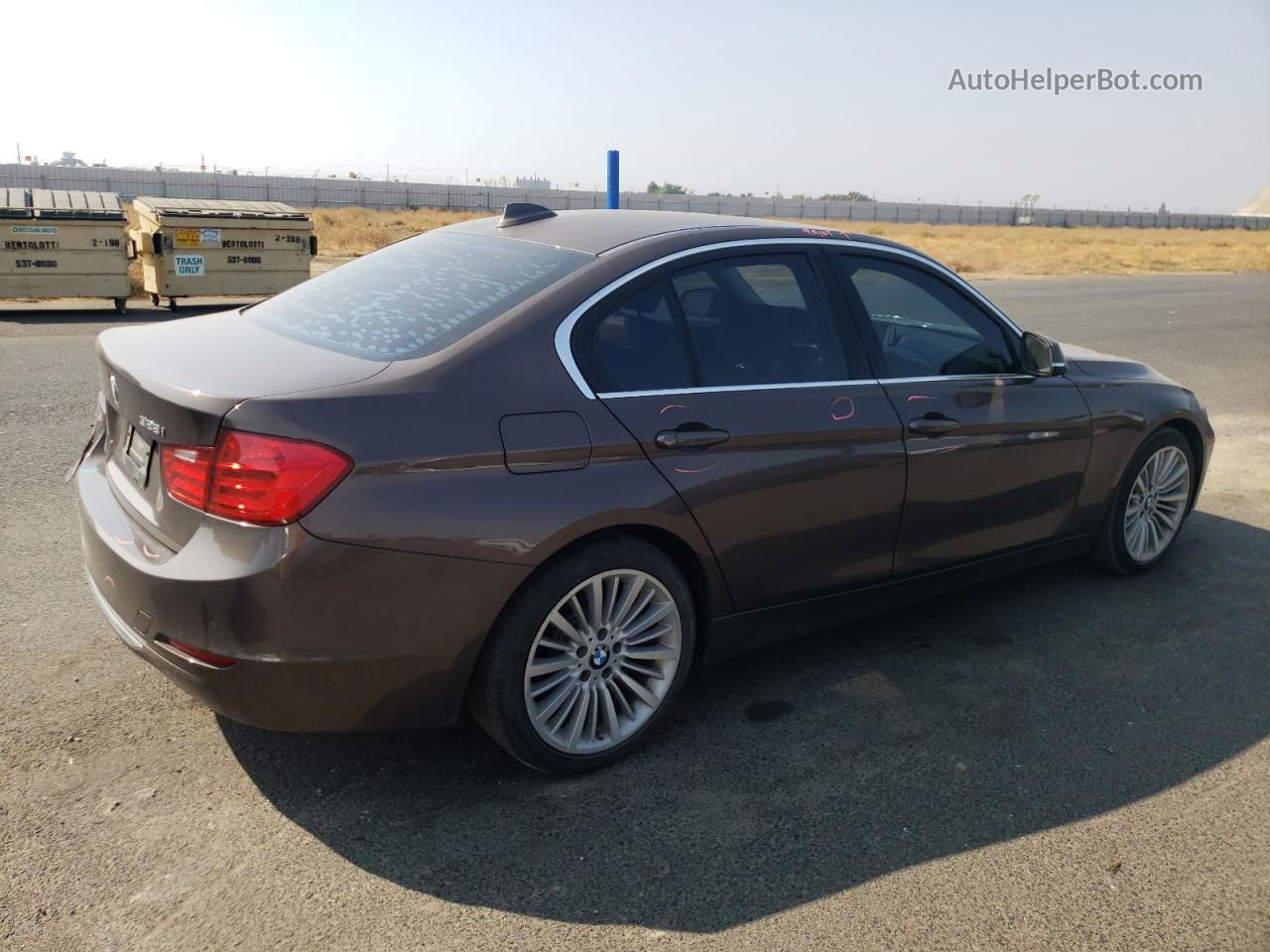 2012 Bmw 328 I Brown vin: WBA3A5C56CF345238