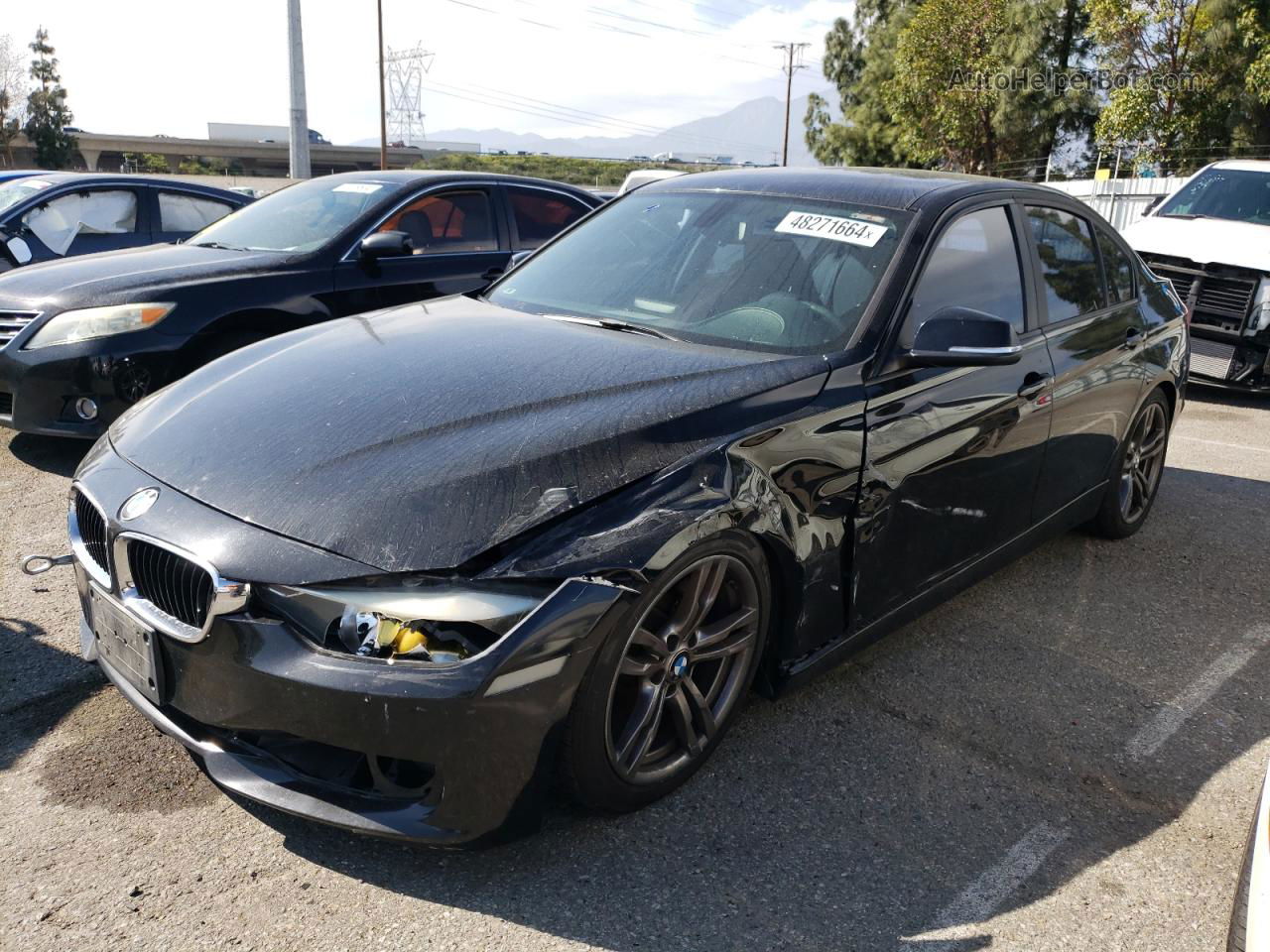 2012 Bmw 328 I Black vin: WBA3A5C56CF345773