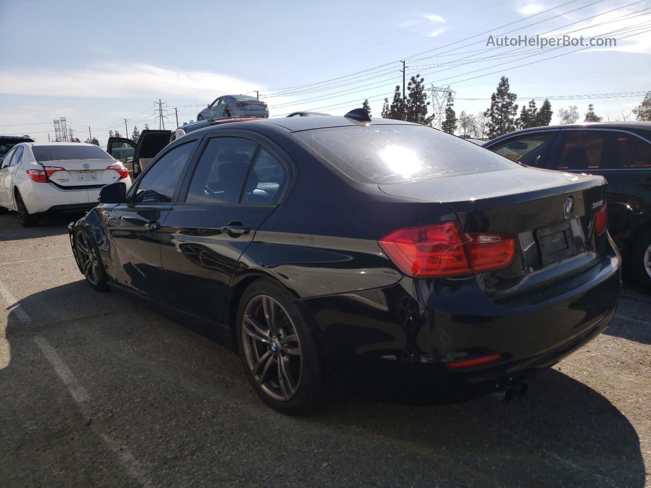 2012 Bmw 328 I Black vin: WBA3A5C56CF345773