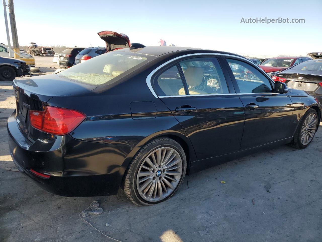 2012 Bmw 328 I Black vin: WBA3A5C56CF348799