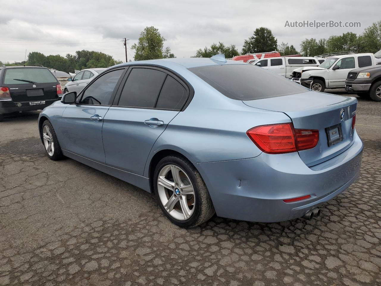 2013 Bmw 328 I Синий vin: WBA3A5C56DF352918