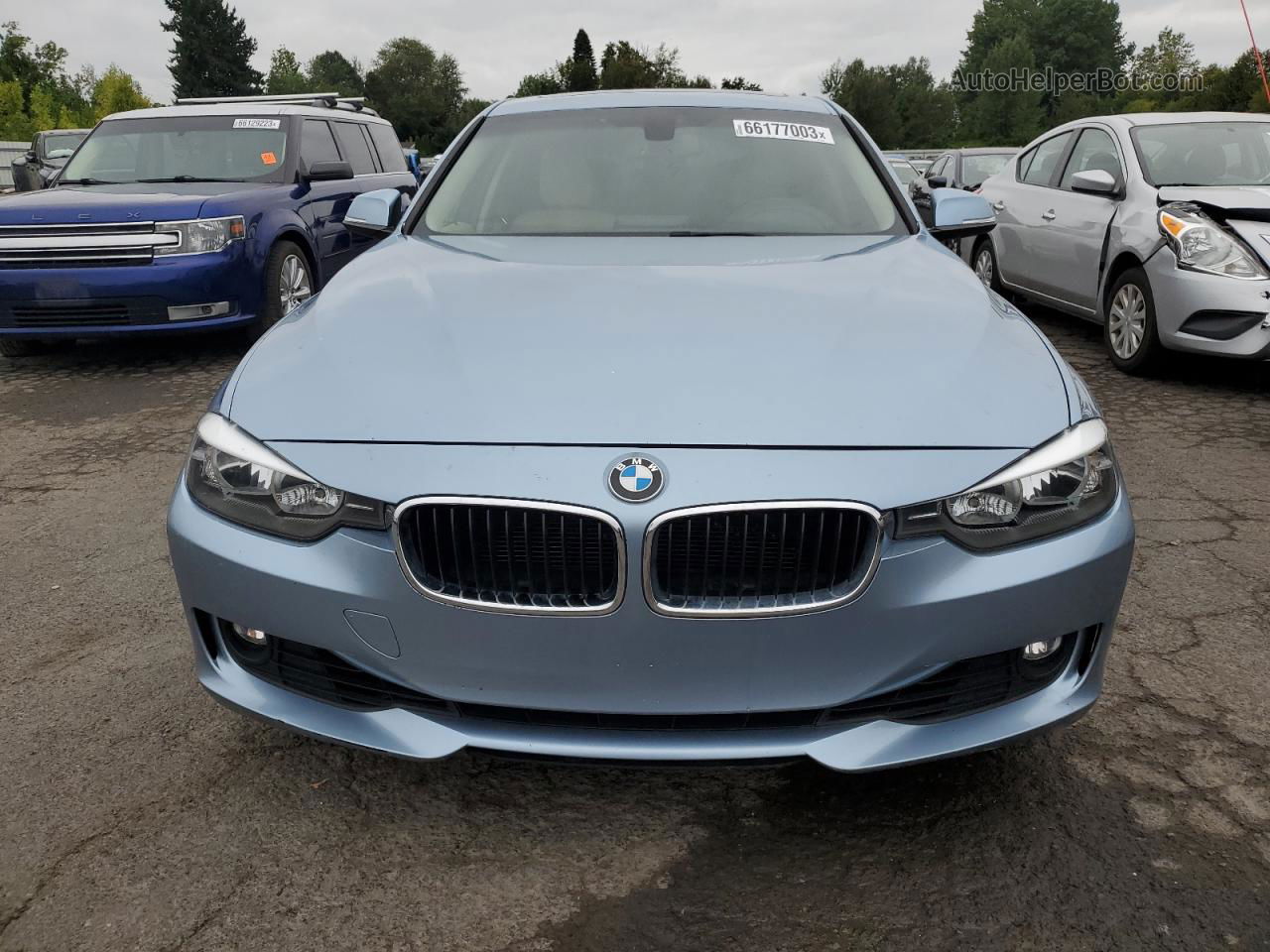 2013 Bmw 328 I Синий vin: WBA3A5C56DF352918