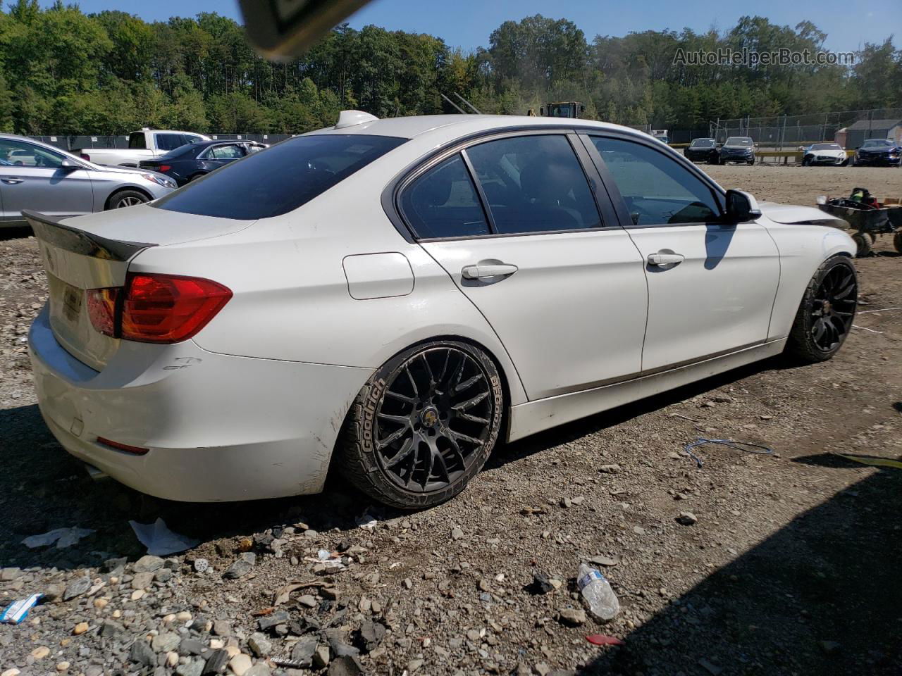 2014 Bmw 328 I White vin: WBA3A5C56EJ463791