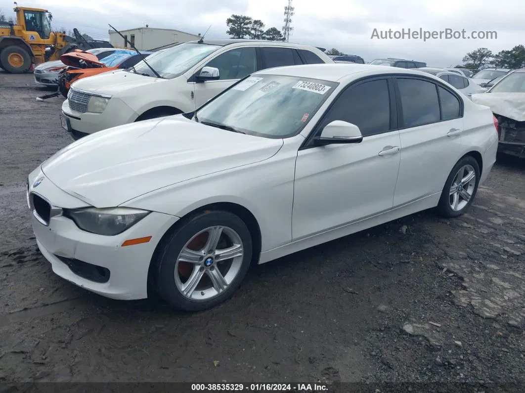 2014 Bmw 328i   White vin: WBA3A5C56EP602492