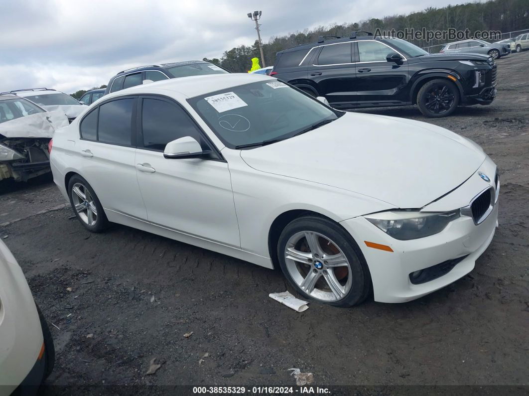 2014 Bmw 328i   White vin: WBA3A5C56EP602492