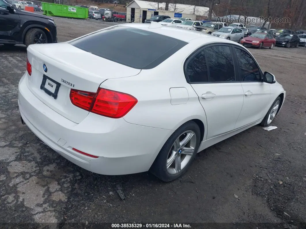 2014 Bmw 328i   White vin: WBA3A5C56EP602492