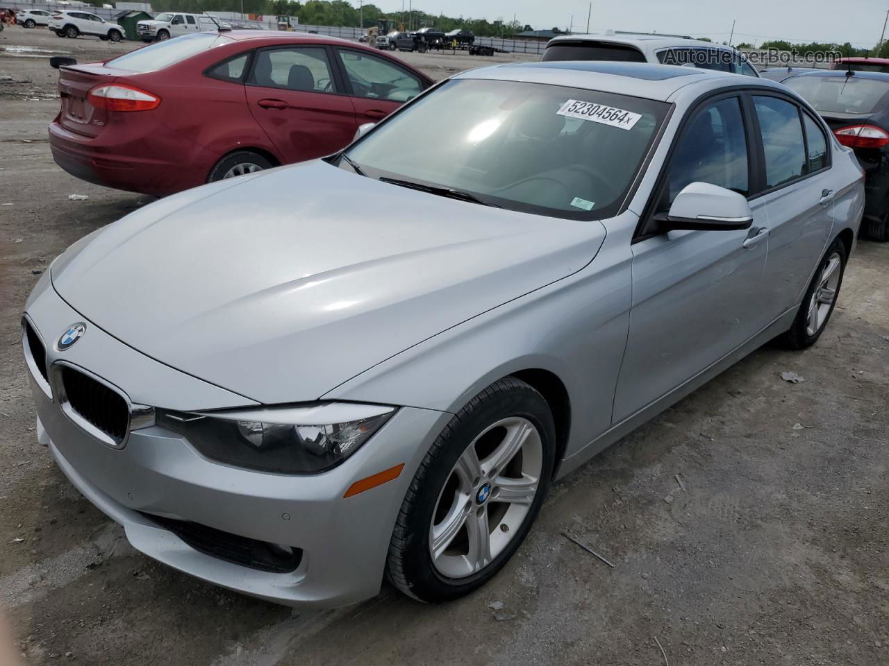 2015 Bmw 328 I Silver vin: WBA3A5C56FF608364