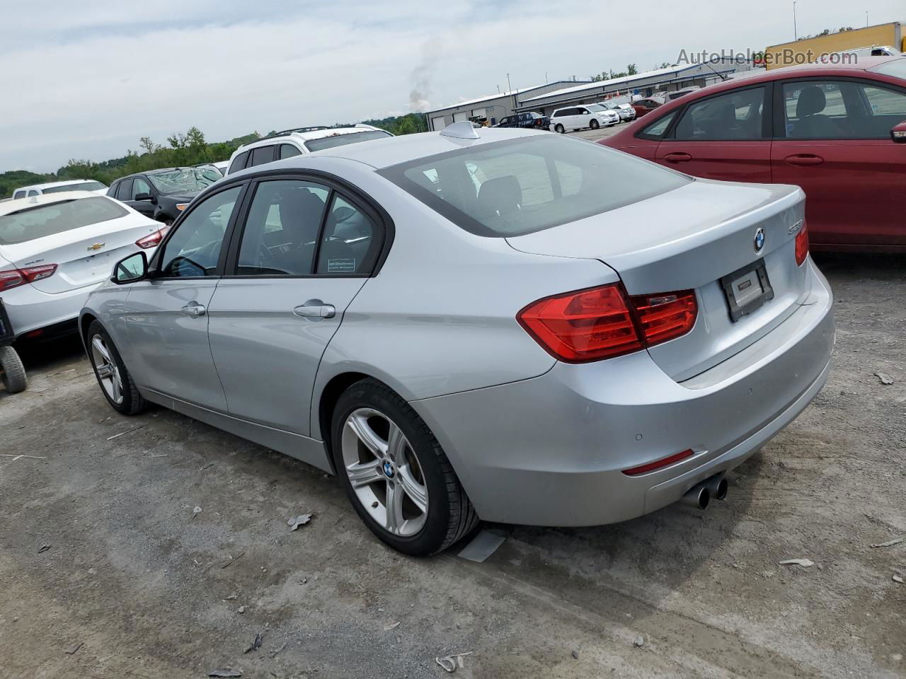 2015 Bmw 328 I Silver vin: WBA3A5C56FF608364