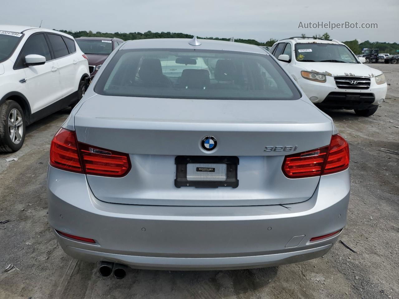 2015 Bmw 328 I Серебряный vin: WBA3A5C56FF608364