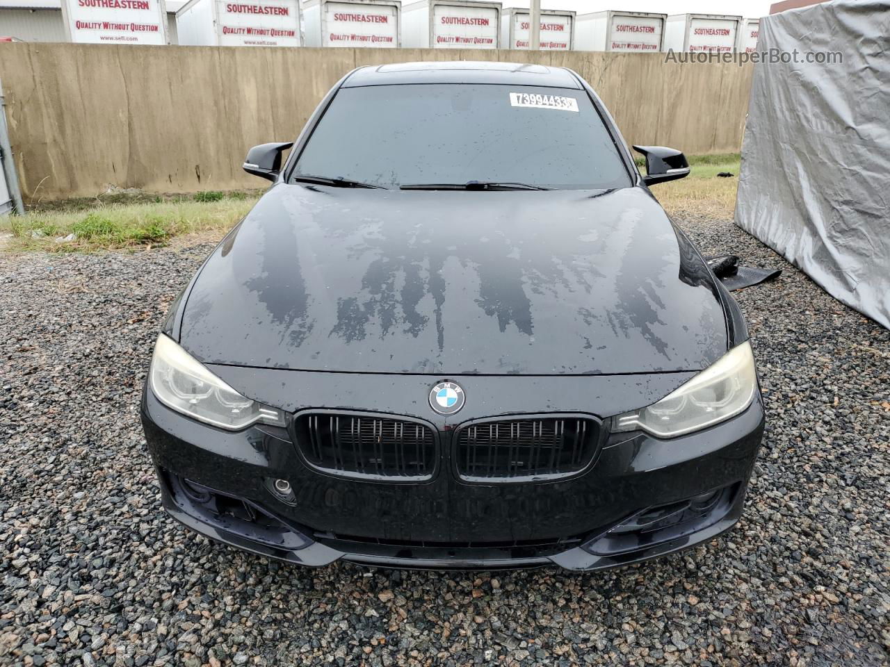 2015 Bmw 328 I Black vin: WBA3A5C56FF609093