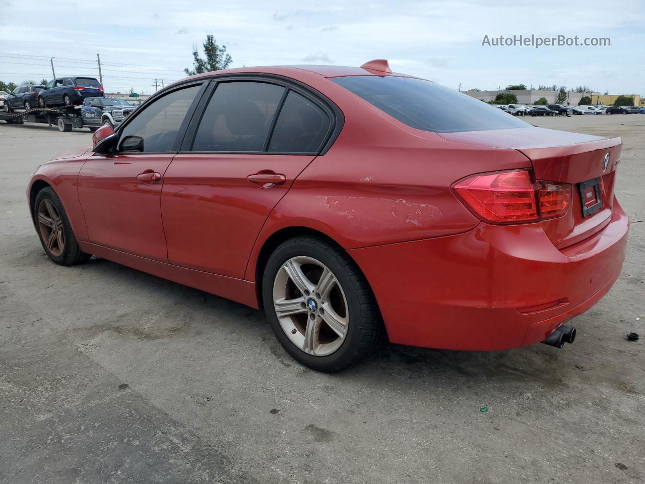 2012 Bmw 328 I Красный vin: WBA3A5C57CF340145