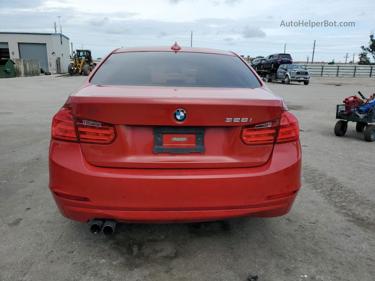 2012 Bmw 328 I Red vin: WBA3A5C57CF340145