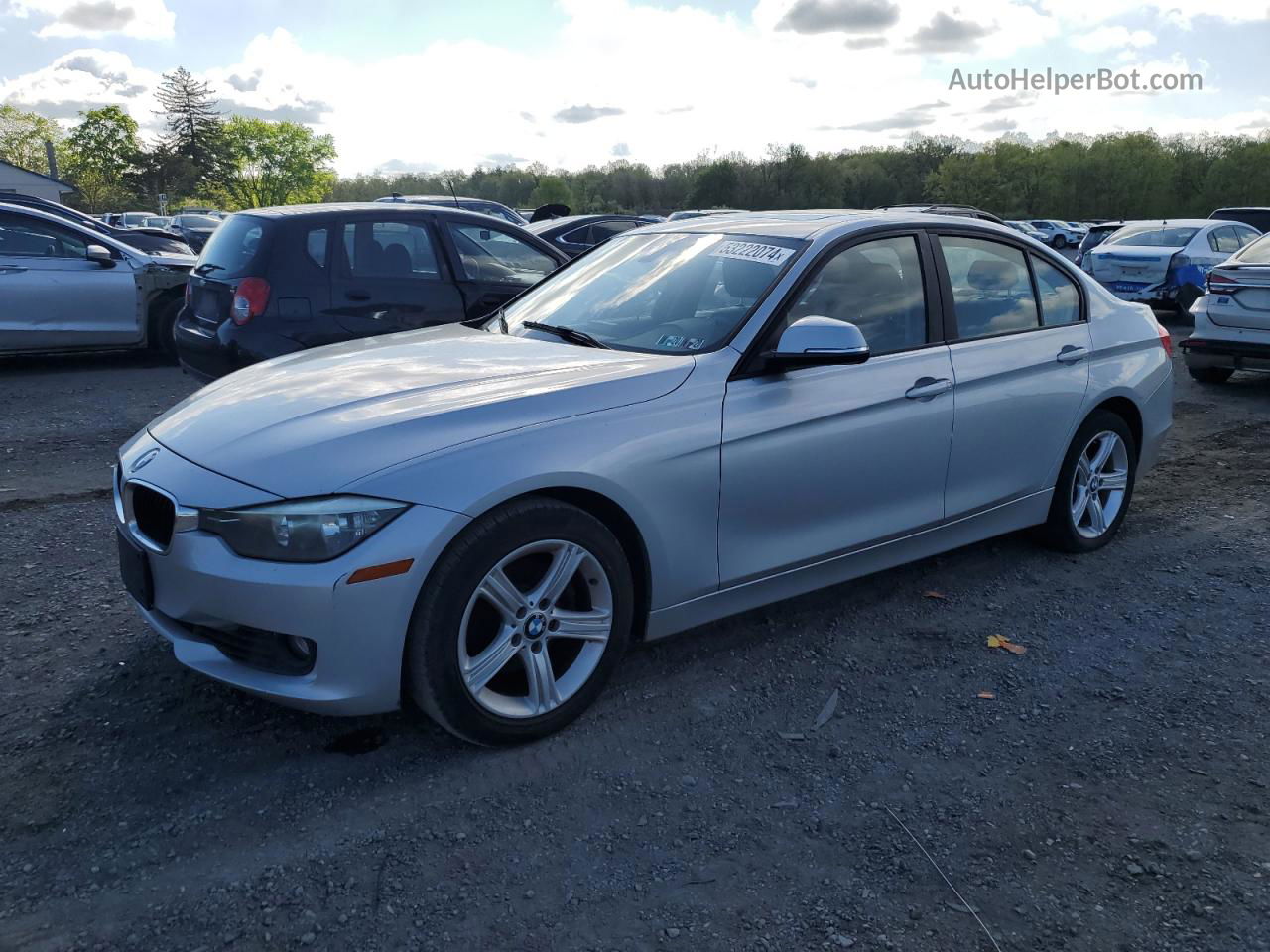 2012 Bmw 328 I Silver vin: WBA3A5C57CF341862